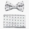 Stacy Adams Giroux Bow Tie & Hanky Set
