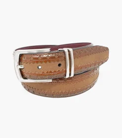Stacy Adams Gustavo Mixed Material Belt
