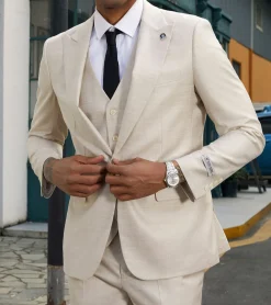 Stacy Adams Harrelson 3 Piece Vested Suit