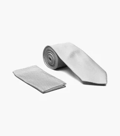 Stacy Adams Jacob Tie And Hanky Set