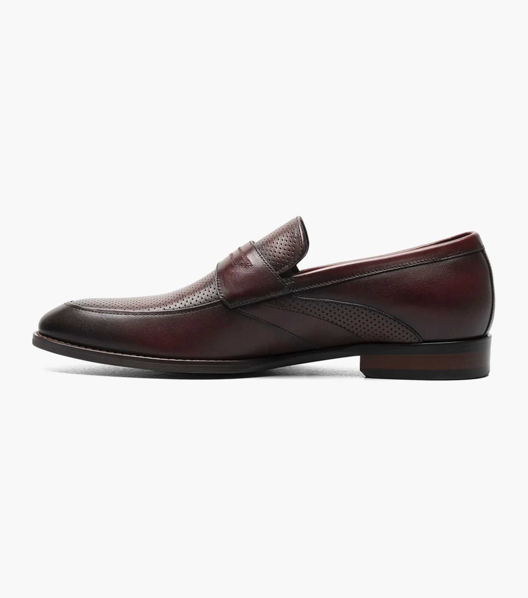 Stacy Adams Karnes Moc Toe Penny Slip On