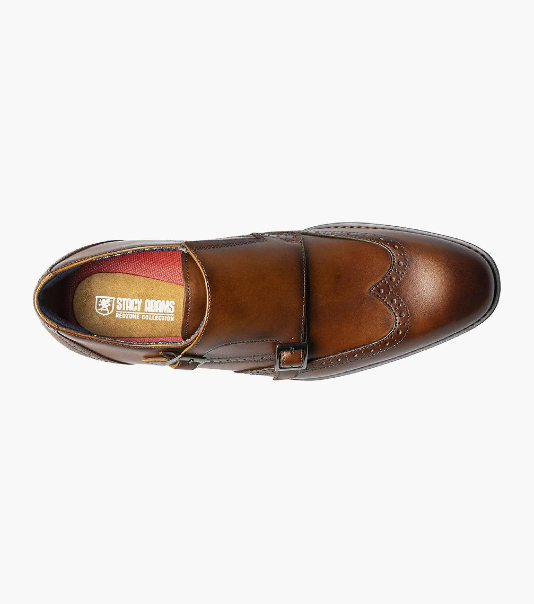 Stacy Adams Karson Wingtip Double Monk Strap