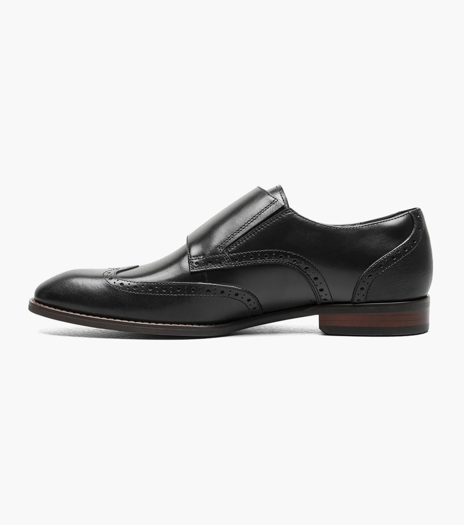 Stacy Adams Karson Wingtip Double Monk Strap