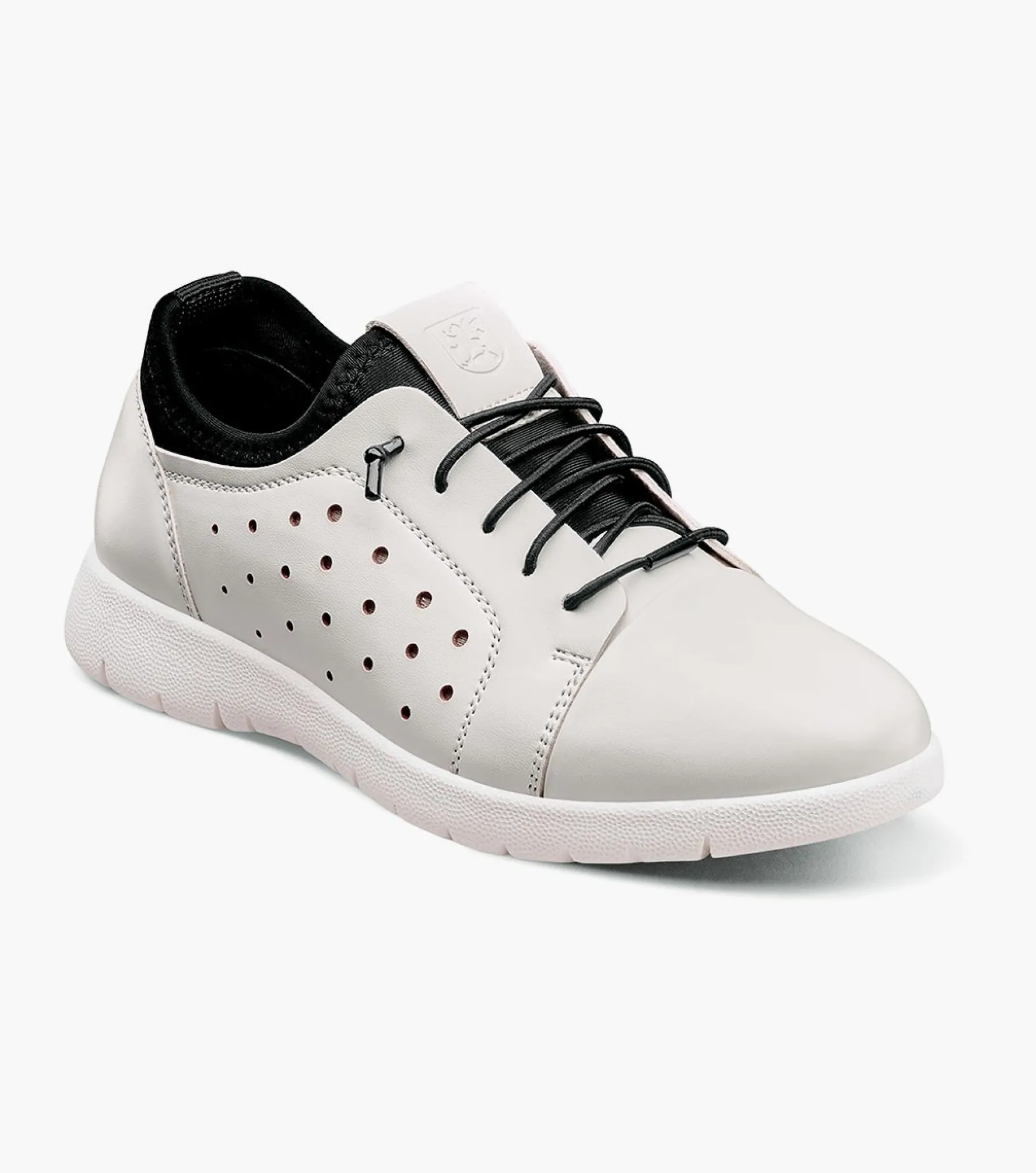 Stacy Adams Kids Halden Cap Toe Elastic Lace Up