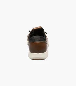Stacy Adams Kids Halden Cap Toe Elastic Lace Up