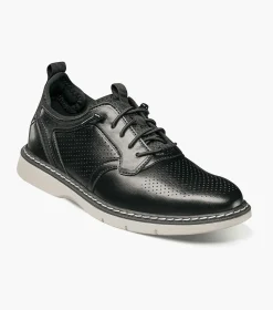 Stacy Adams Kids Sync Plain Toe Elastic Lace Up