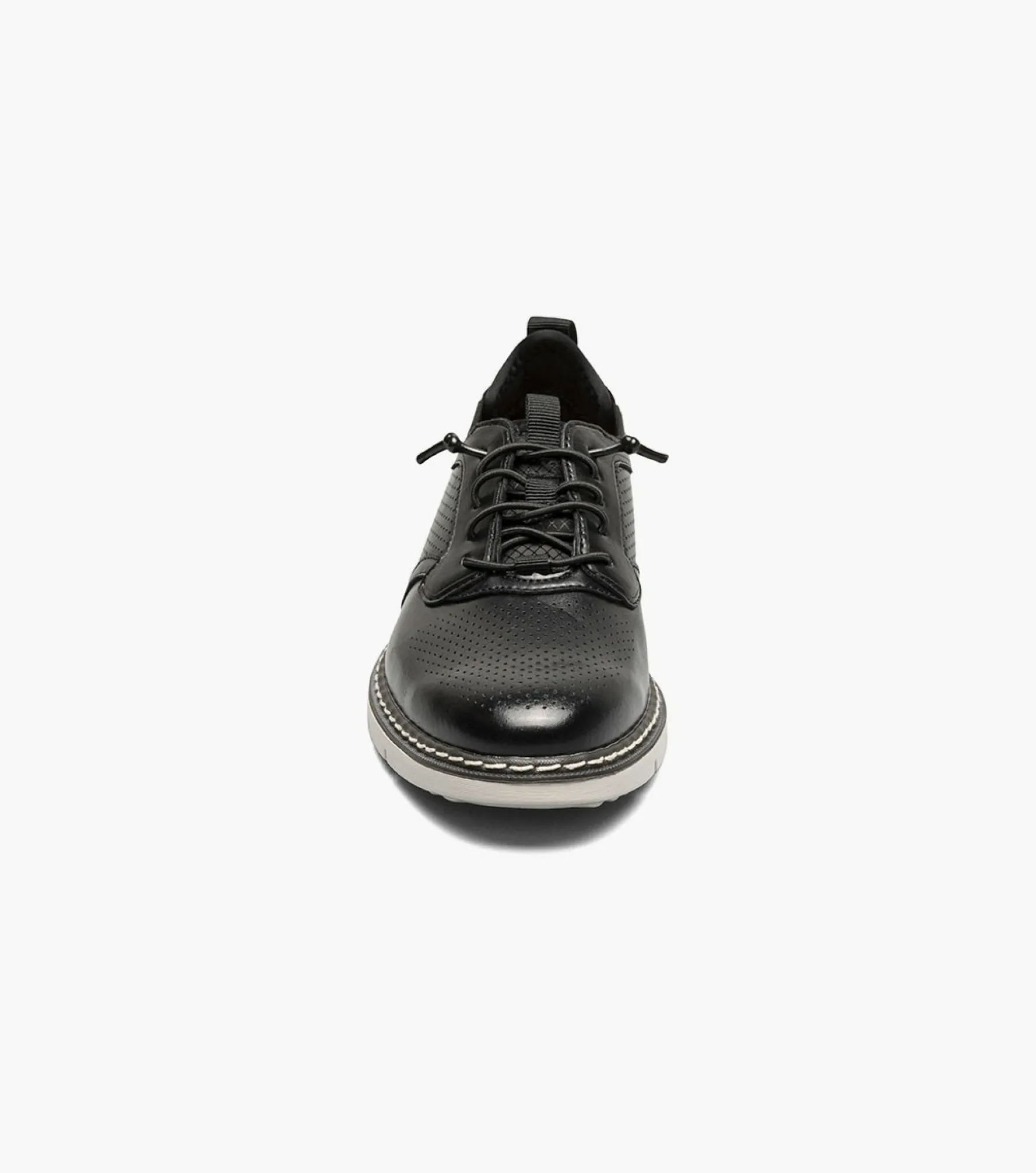 Stacy Adams Kids Sync Plain Toe Elastic Lace Up