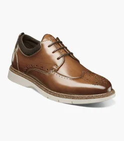 Stacy Adams Kids Synergy Wingtip Lace Up