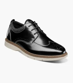 Stacy Adams Kids Synergy Wingtip Lace Up