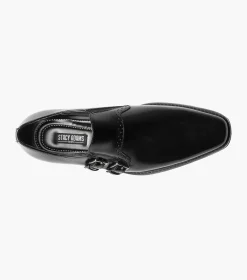 Stacy Adams Kilgore Plain Toe Double Monk Strap