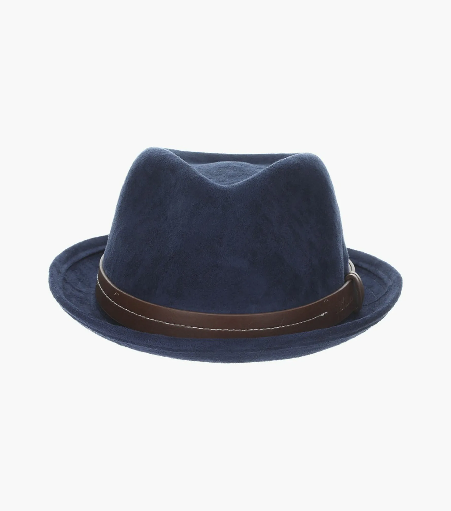 Stacy Adams Klimt Fedora Suede Pinch Front Hat