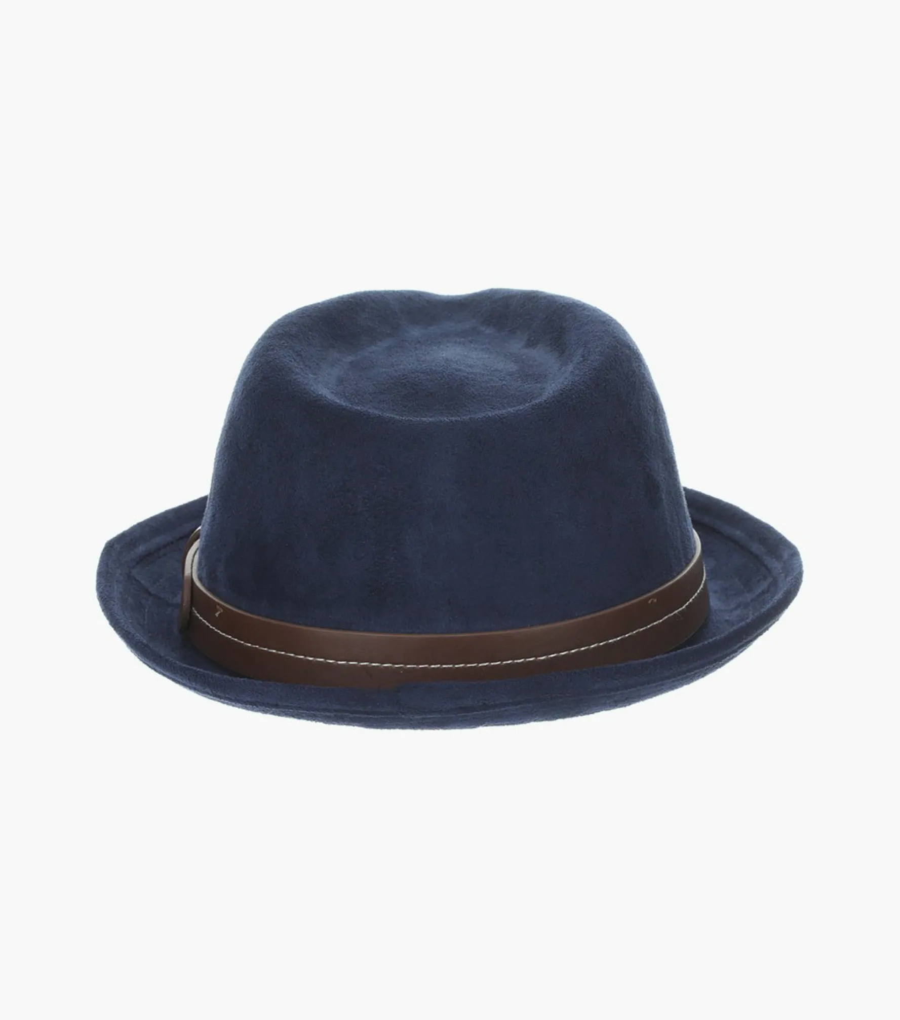 Stacy Adams Klimt Fedora Suede Pinch Front Hat