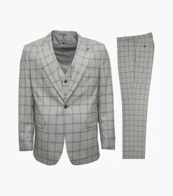 Stacy Adams Lloyd 3 Piece Vested Suit
