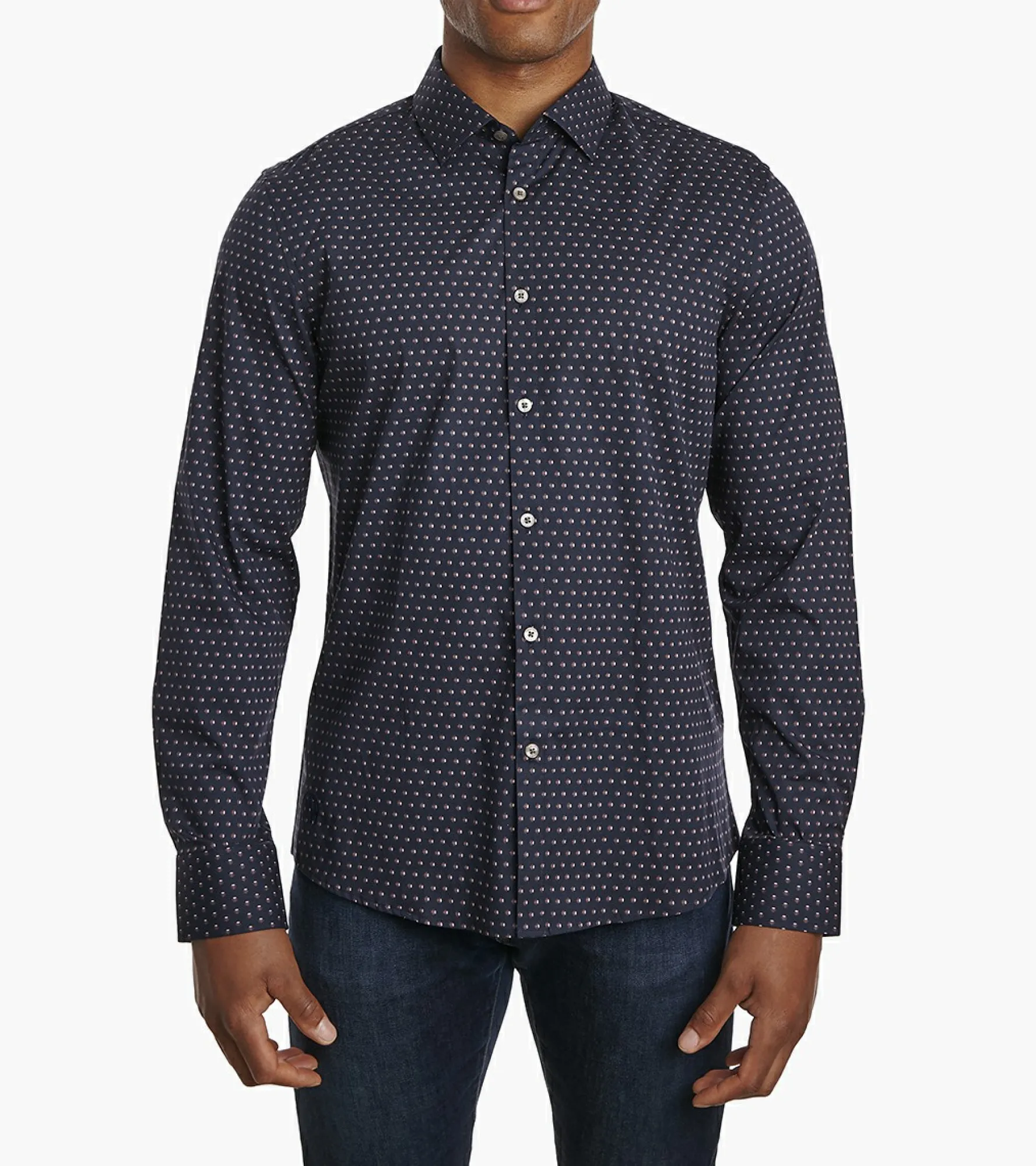 Stacy Adams Madden Dress Shirts Point Collar