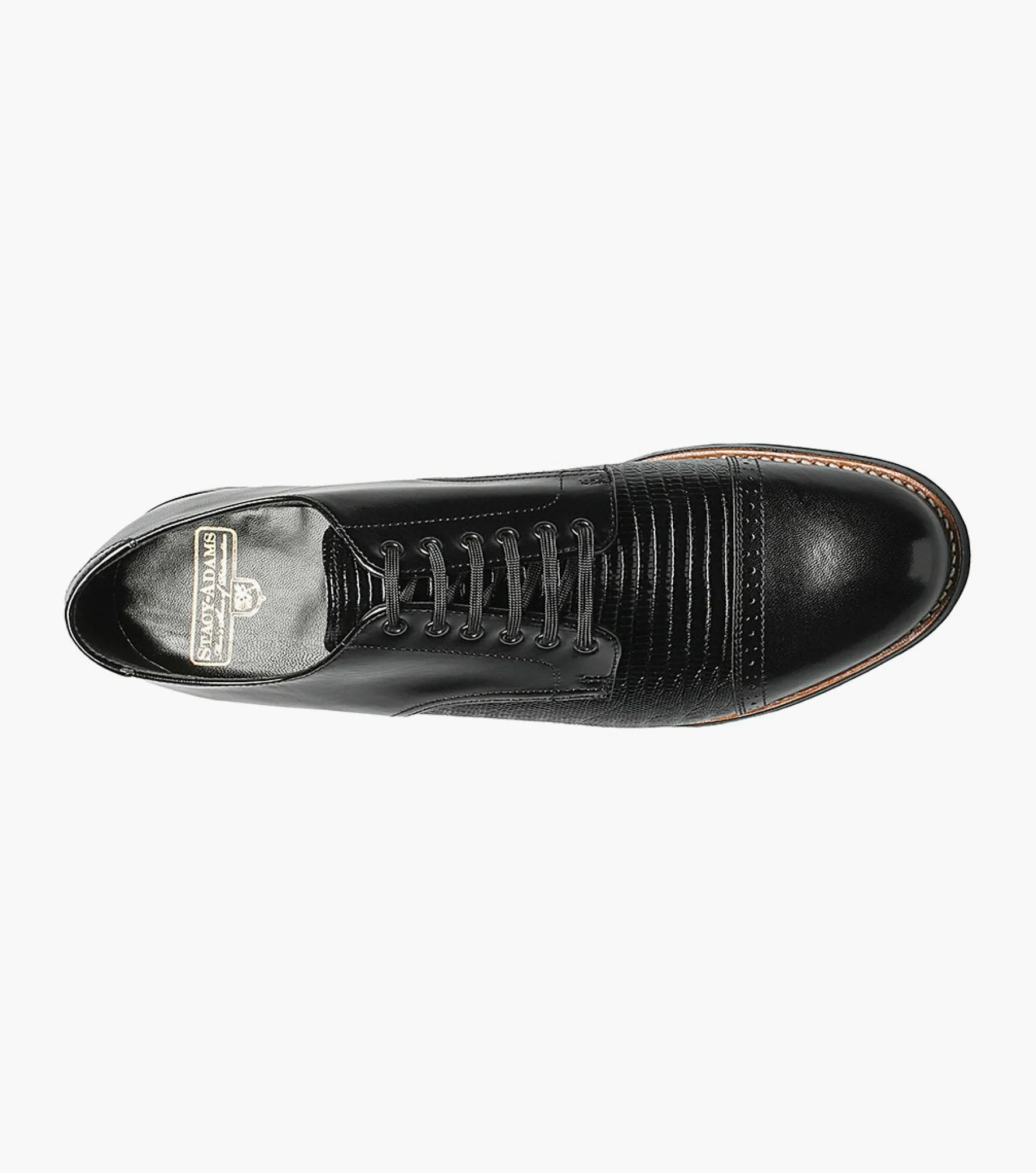 Stacy Adams Madison Lizard Cap Toe Oxford