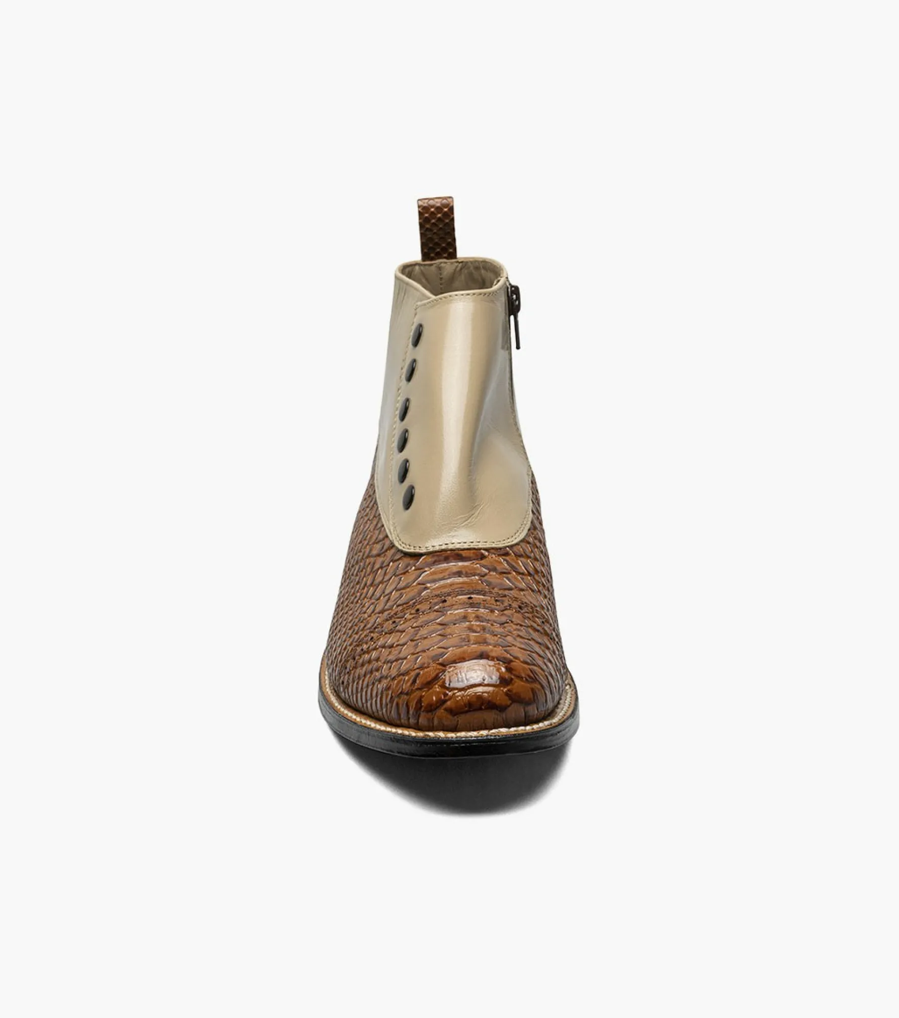 Stacy Adams Madison Spectator Spat Cap Toe Demi Boot
