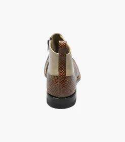 Stacy Adams Madison Spectator Spat Cap Toe Demi Boot