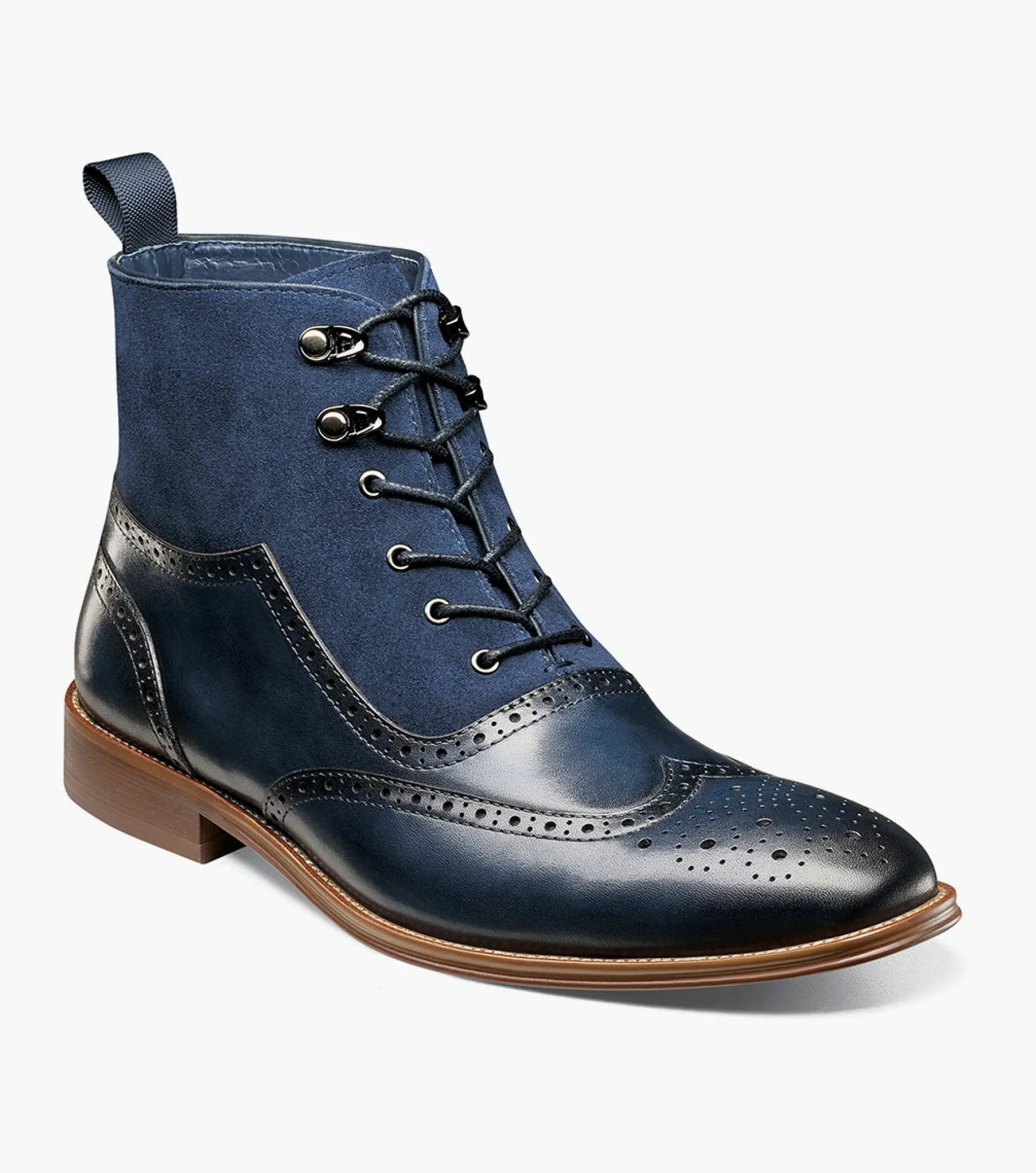 Stacy Adams Malone Wingtip Lace Up Boot