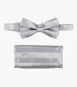 Stacy Adams Mason Bow Tie & Pocket Square Set