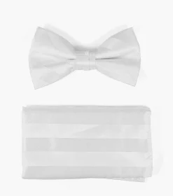 Stacy Adams Mason Bow Tie & Pocket Square Set