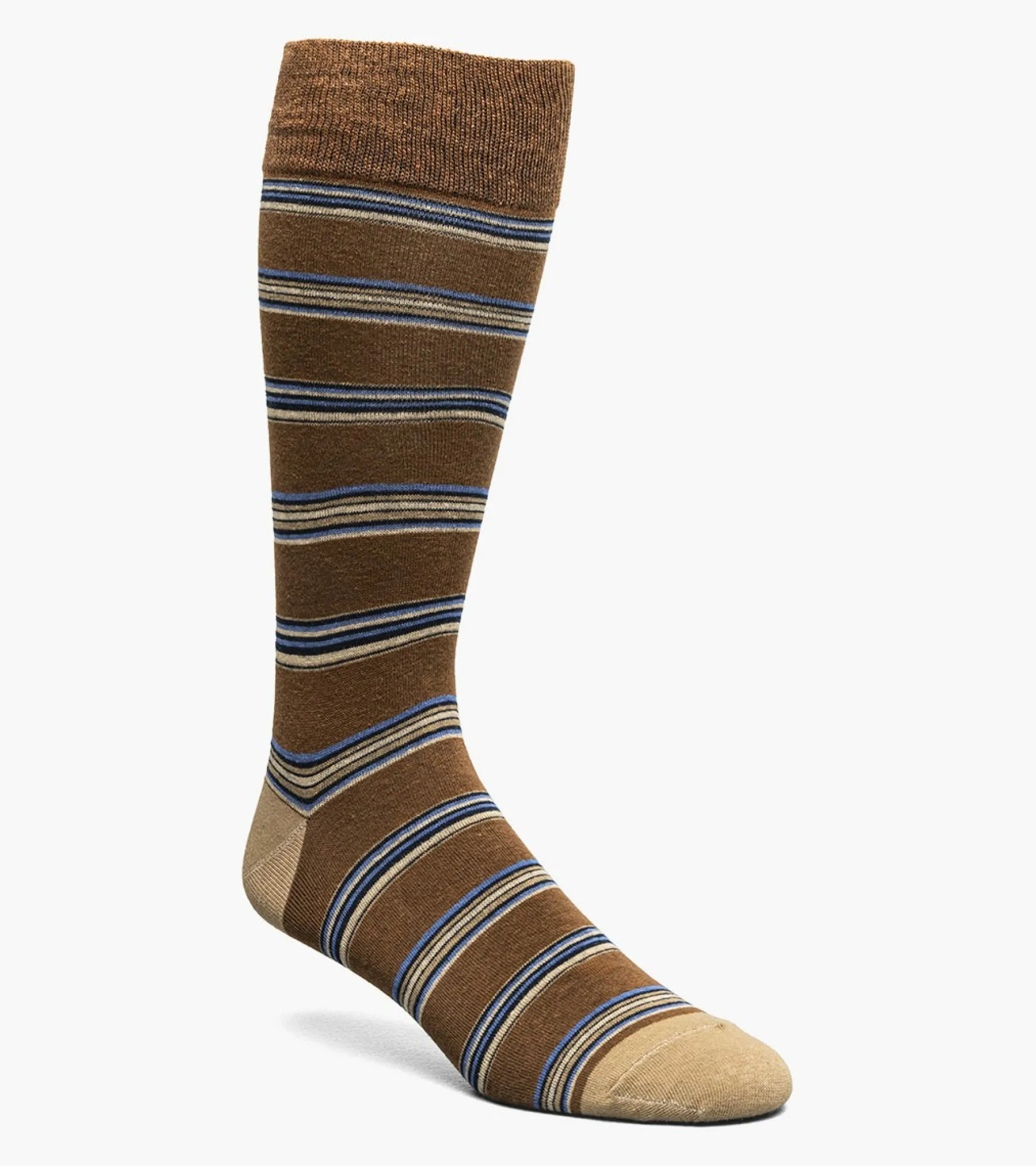 Stacy Adams Mini Stripe Men\\'S Crew Dress Socks