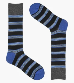 Stacy Adams Mini Stripe Men\\'S Crew Dress Socks
