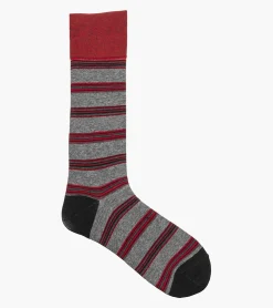Stacy Adams Mini Stripe Men\\'S Crew Dress Socks