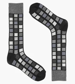 Stacy Adams Multi-Color Block Men\\'S Crew Dress Socks
