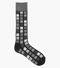 Stacy Adams Multi-Color Block Men\\'S Crew Dress Socks