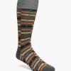 Stacy Adams Offset Stripe Men\\'S Crew Dress Socks