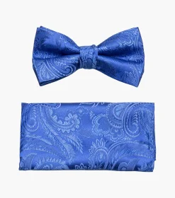 Stacy Adams Oliver Bow Tie & Hanky Set