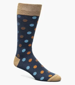 Stacy Adams Oversize Dots Men\\'S Crew Dress Sock