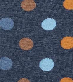 Stacy Adams Oversize Dots Men\\'S Crew Dress Sock