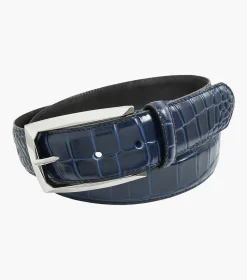 Stacy Adams Ozzie Croc Emboss Belt