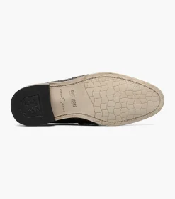 Stacy Adams Pacetti Leather Sole Moc Toe Tassel Slip On