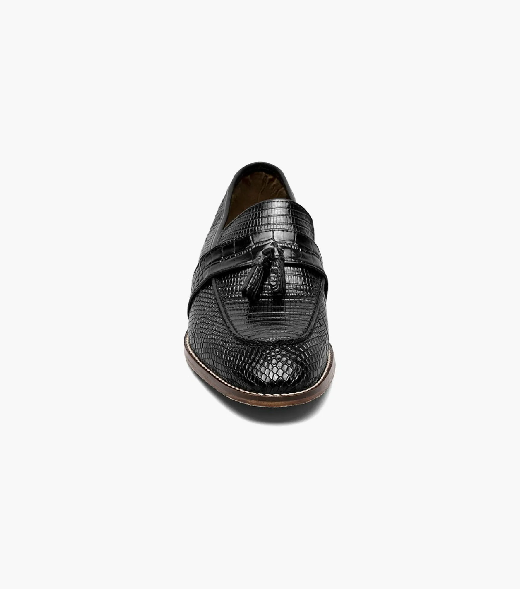 Stacy Adams Pacetti Leather Sole Moc Toe Tassel Slip On