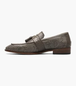 Stacy Adams Pacetti Leather Sole Moc Toe Tassel Slip On