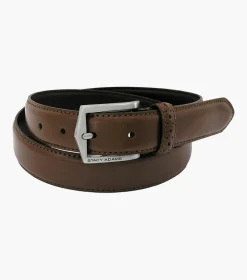 Stacy Adams Pinseal Perf Strap Genuine Leather Belt