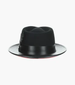 Stacy Adams Provo Fedora Wool Felt Pinch Front Hat
