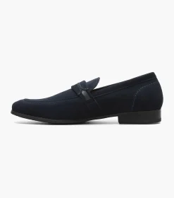 Stacy Adams Quillan Moc Toe Ornament Slip On