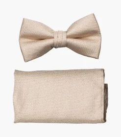 Stacy Adams Randy Diamond Dust Bow Tie & Hanky Set