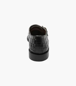 Stacy Adams Rapino Plain Toe Monk Strap