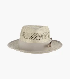 Stacy Adams San Francisco Fedora Toyo Pinch Front Hat