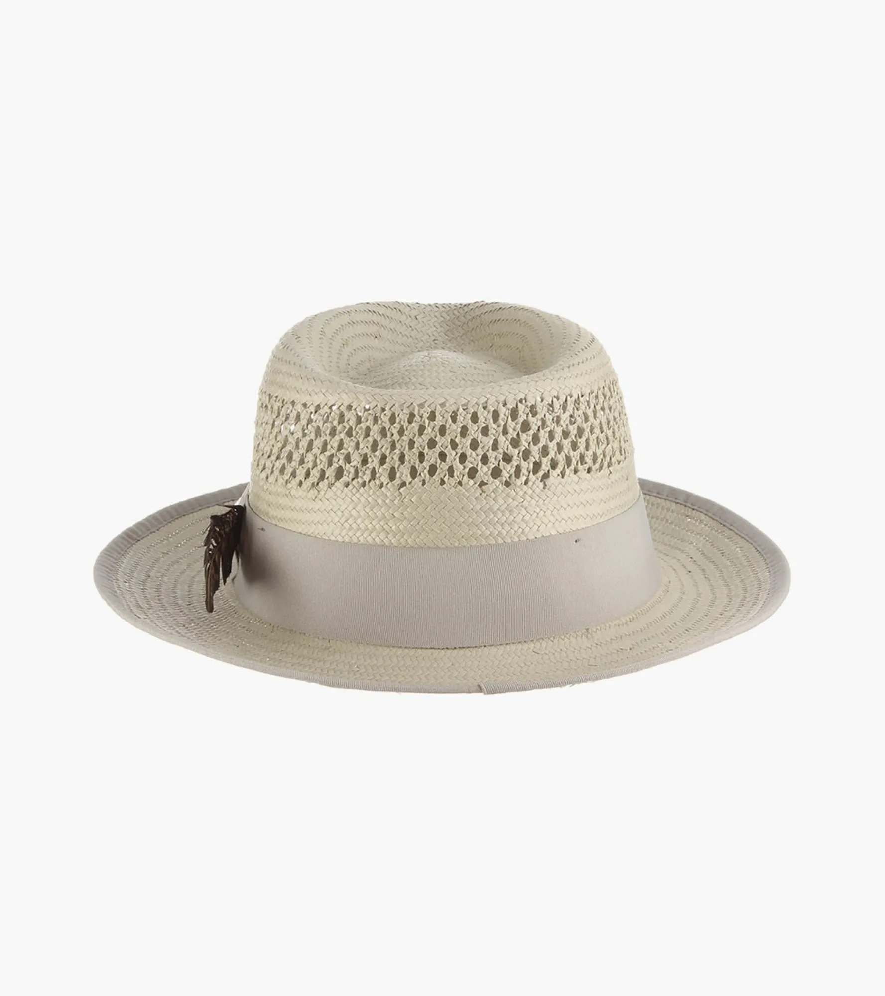 Stacy Adams San Francisco Fedora Toyo Pinch Front Hat