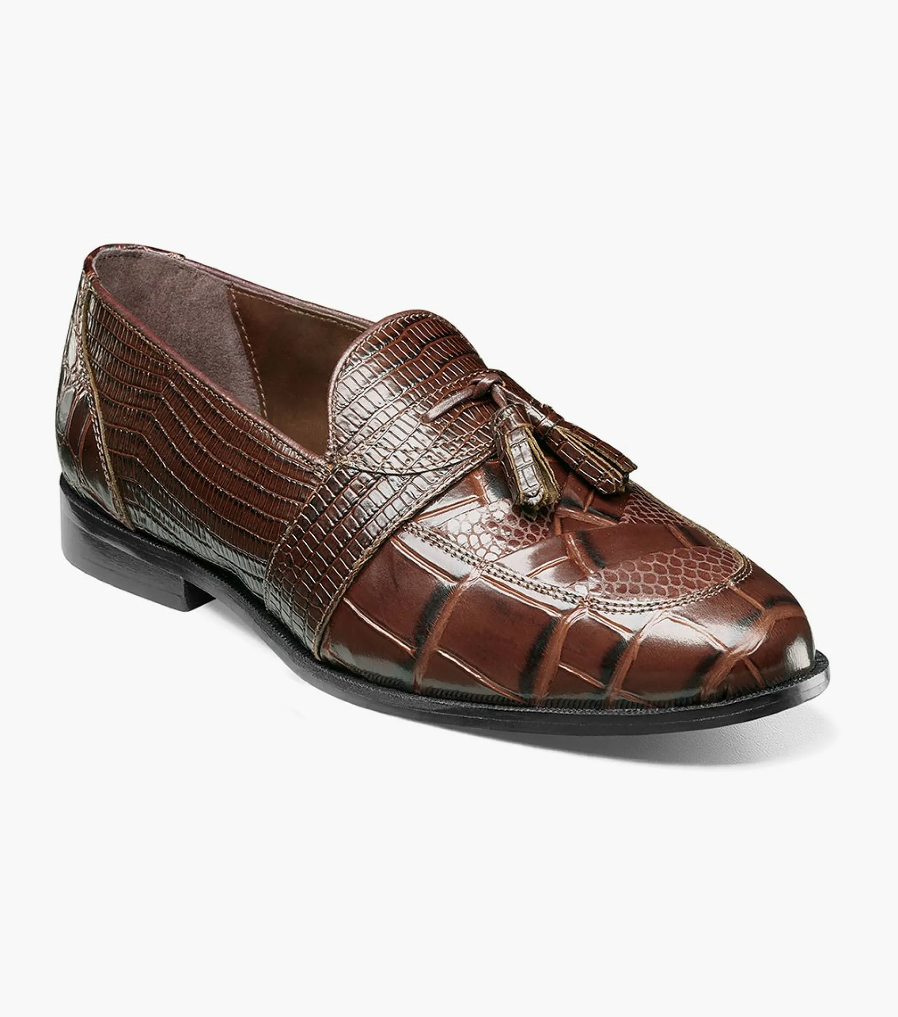 Stacy Adams Santana Ii Moc Toe Tassel Slip On