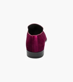 Stacy Adams Savian Plain Toe Velour Slip On