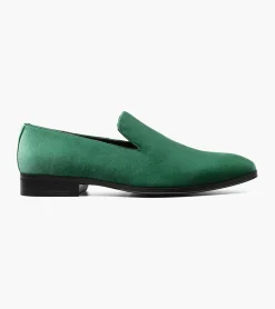 Stacy Adams Savian Plain Toe Velour Slip On