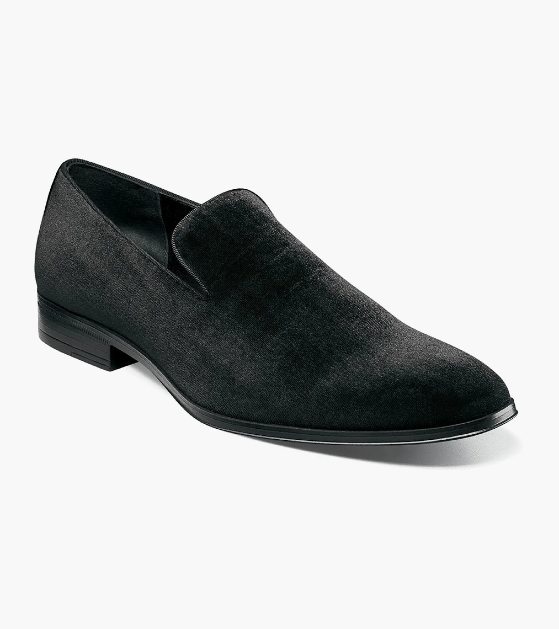 Stacy Adams Savian Plain Toe Velour Slip On