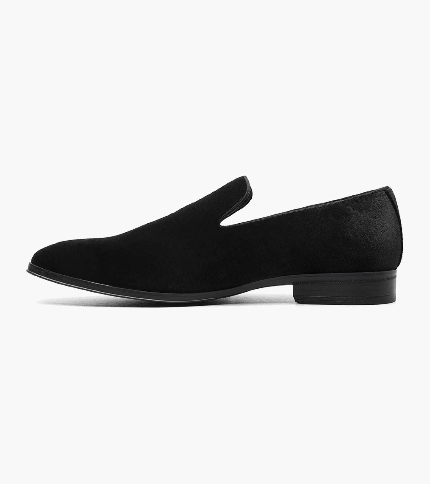 Stacy Adams Savian Plain Toe Velour Slip On