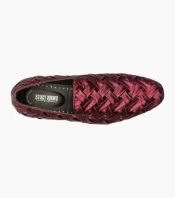 Stacy Adams Savoir Plain Toe Satin Slip On